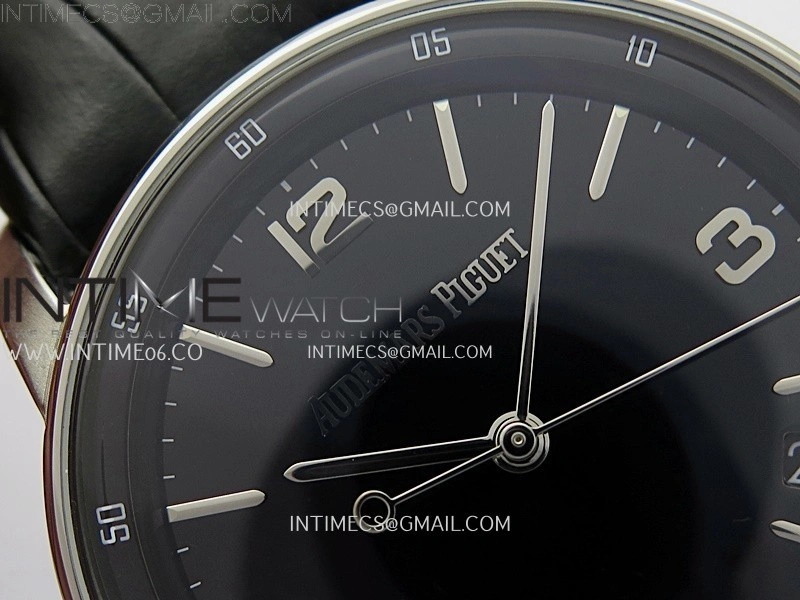 Code 11.59 SS 15210 APSF 1:1 Best Edition Black Dial on Black Leather Strap SA4302 Super Clone